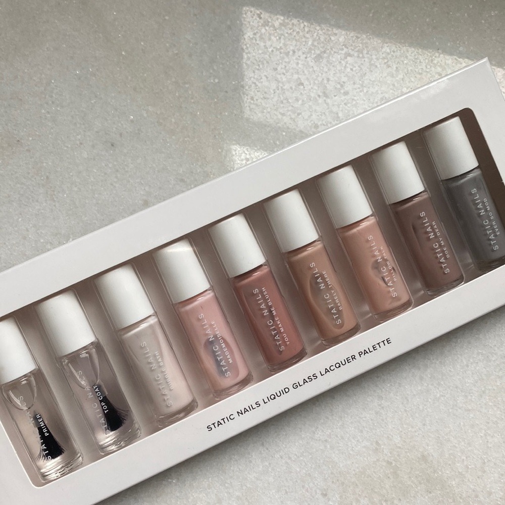 NEW Static Nails Liquid Glass Lacquer Palette — Perfect Sheers